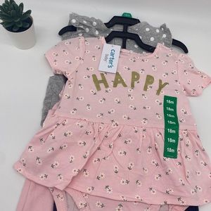 Carter’s Baby- 4 Pieces baby set 18m  -NWT